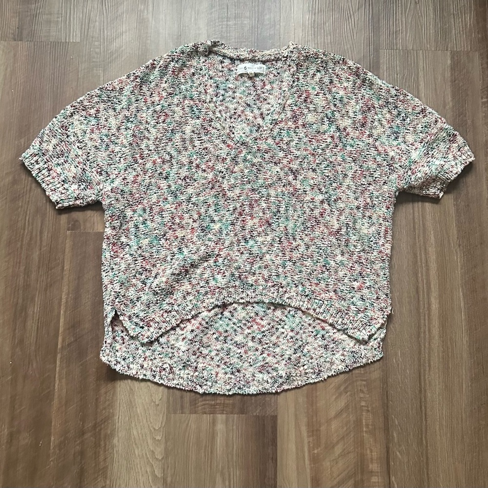 Lou & Grey Multicolor V-Neck Sweater